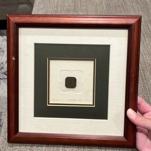 Malaysia Old Coin framed one cent coin 1945